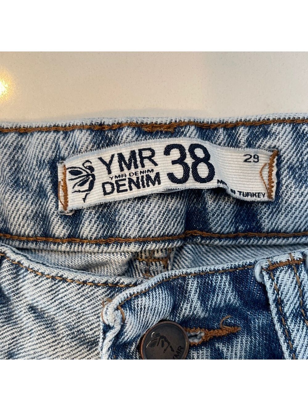YMR Moda Denim Jeans Light Blue Size 29 - Picture 2 of 9